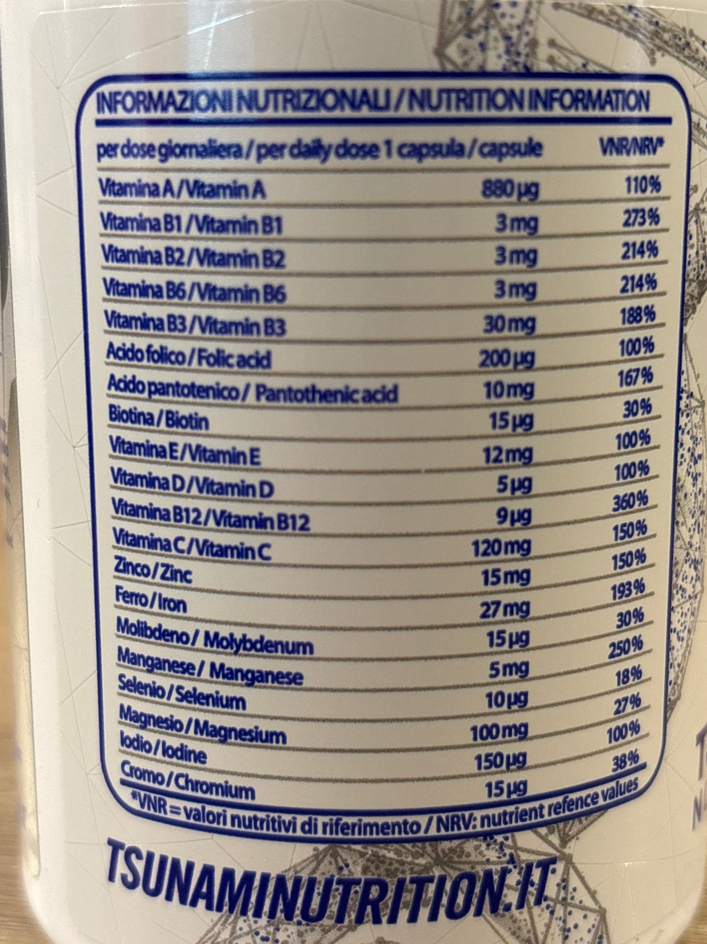 Vitamine pure tsunami nutrition