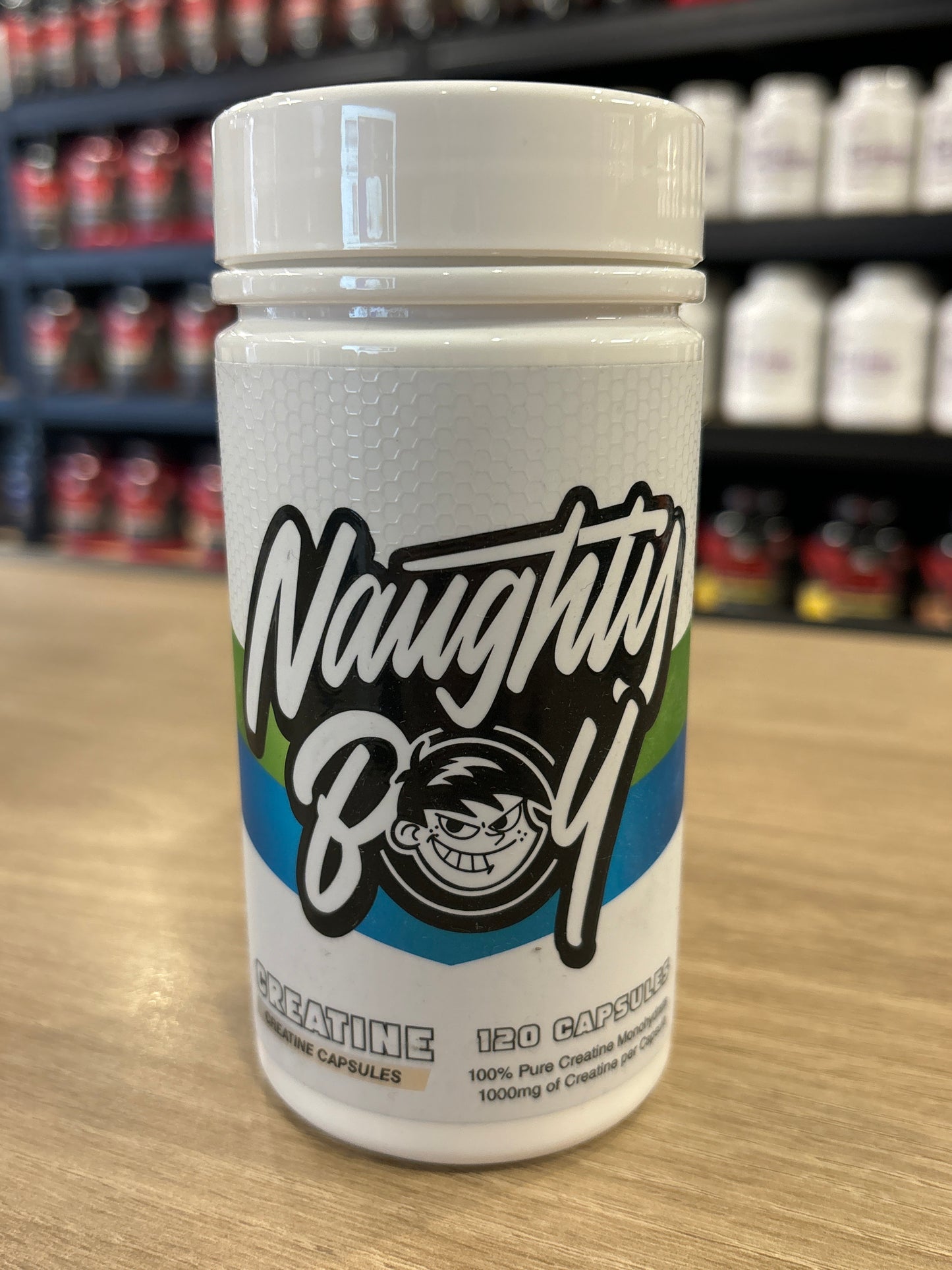 Créatine naugthy boy capsules