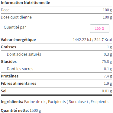 Instant Rice Flour Big man