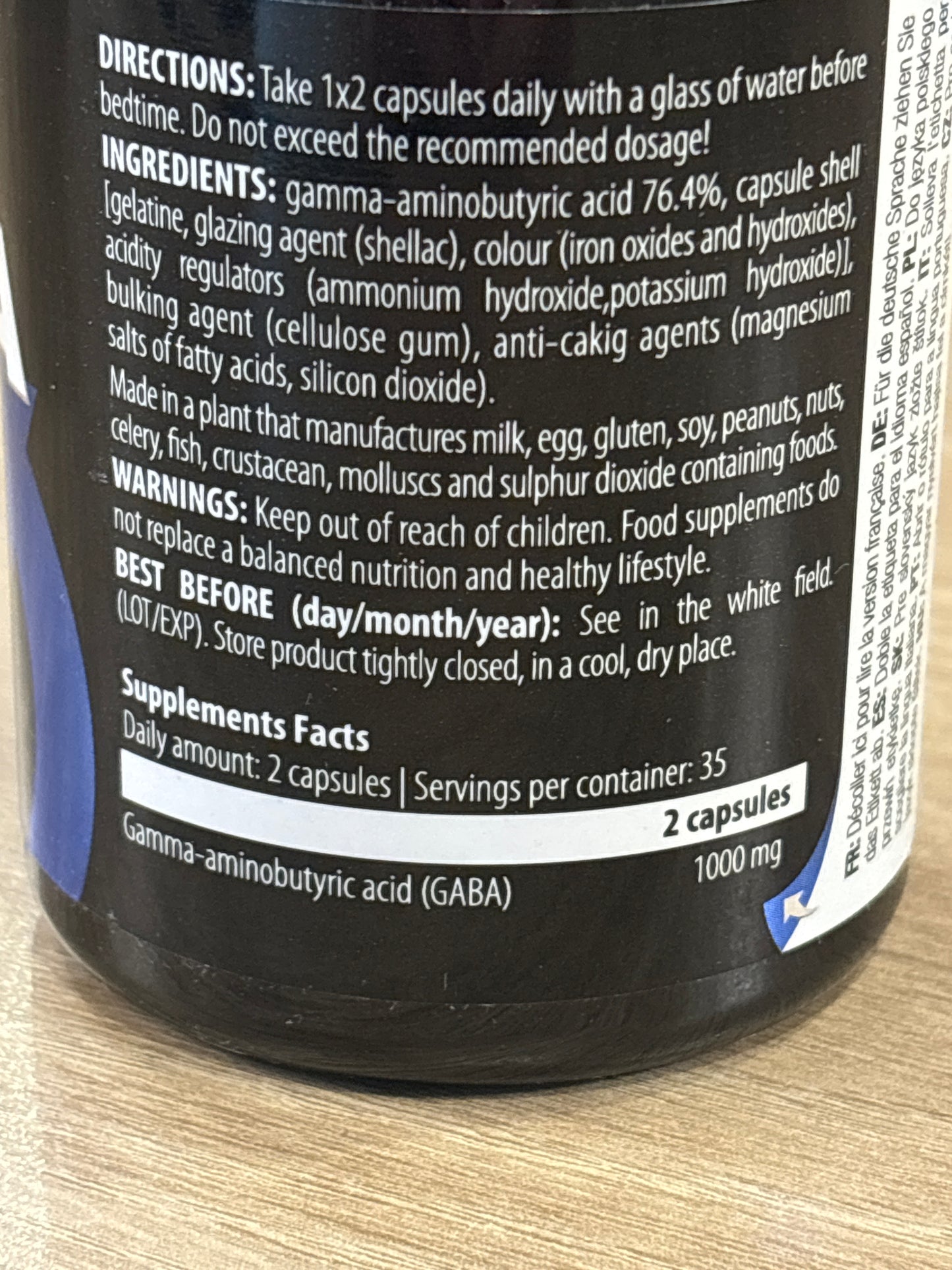 Gaba scitec nutrition