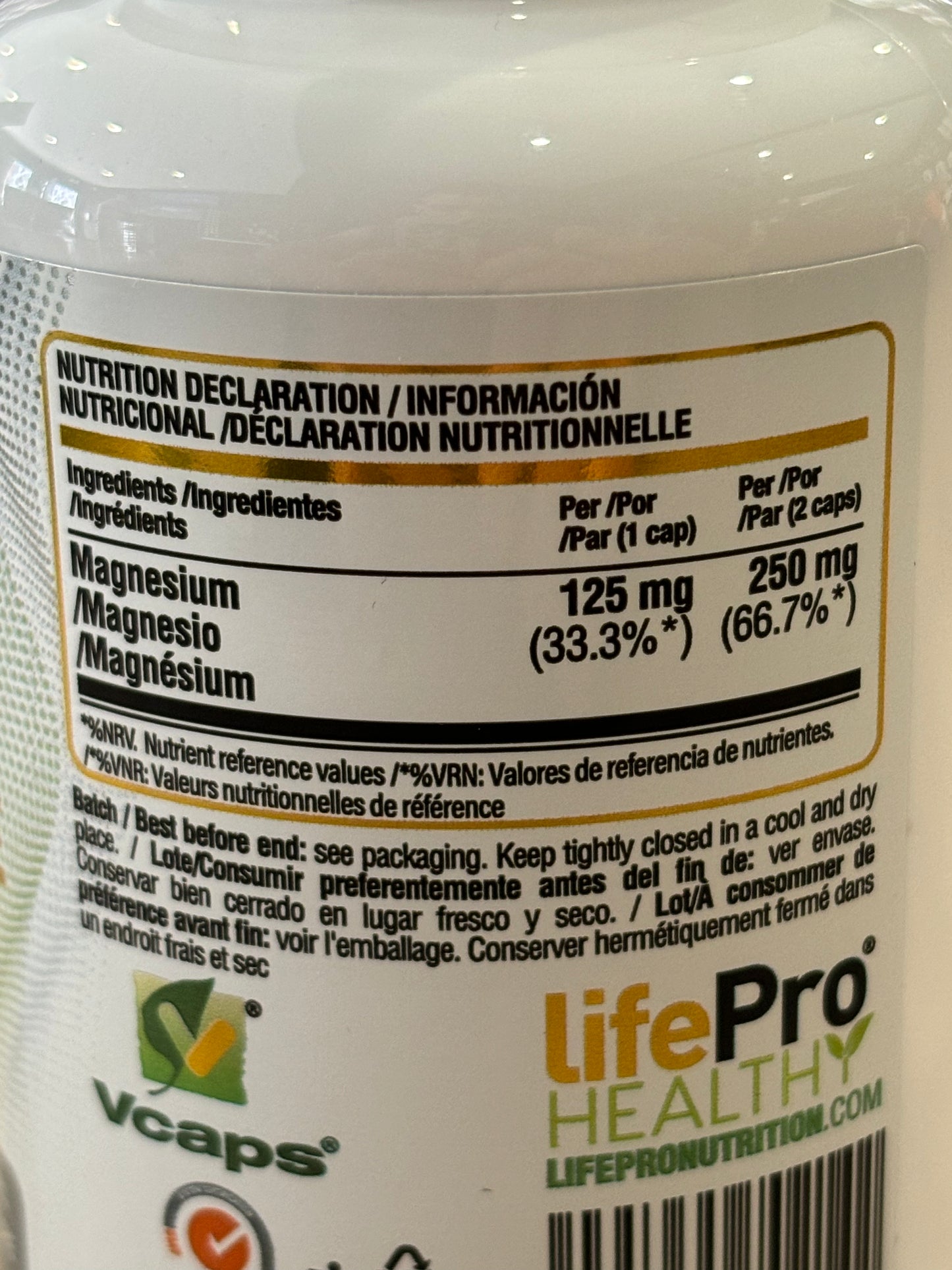 Magnésium bisglycinate