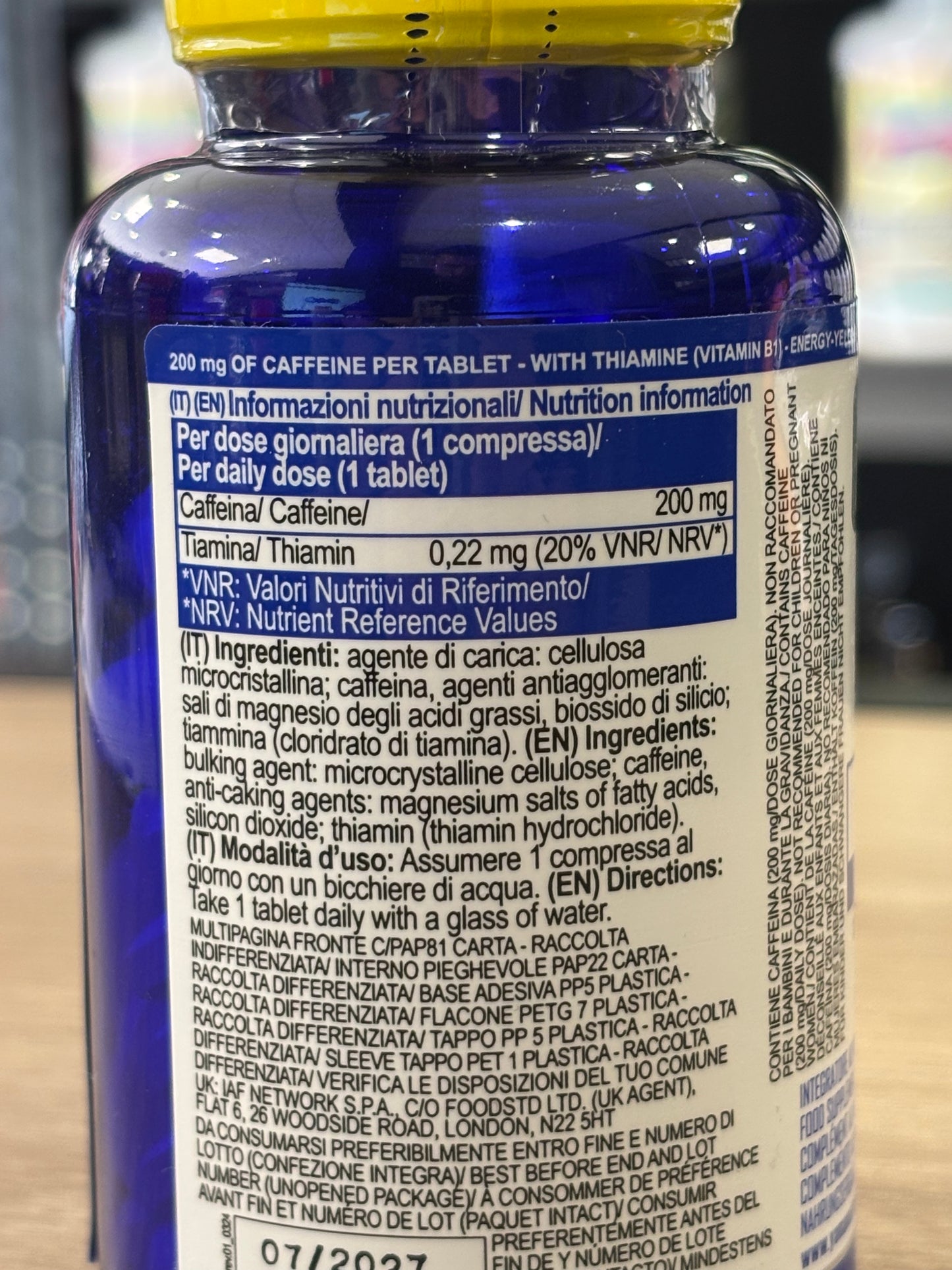 Caféine Tabs