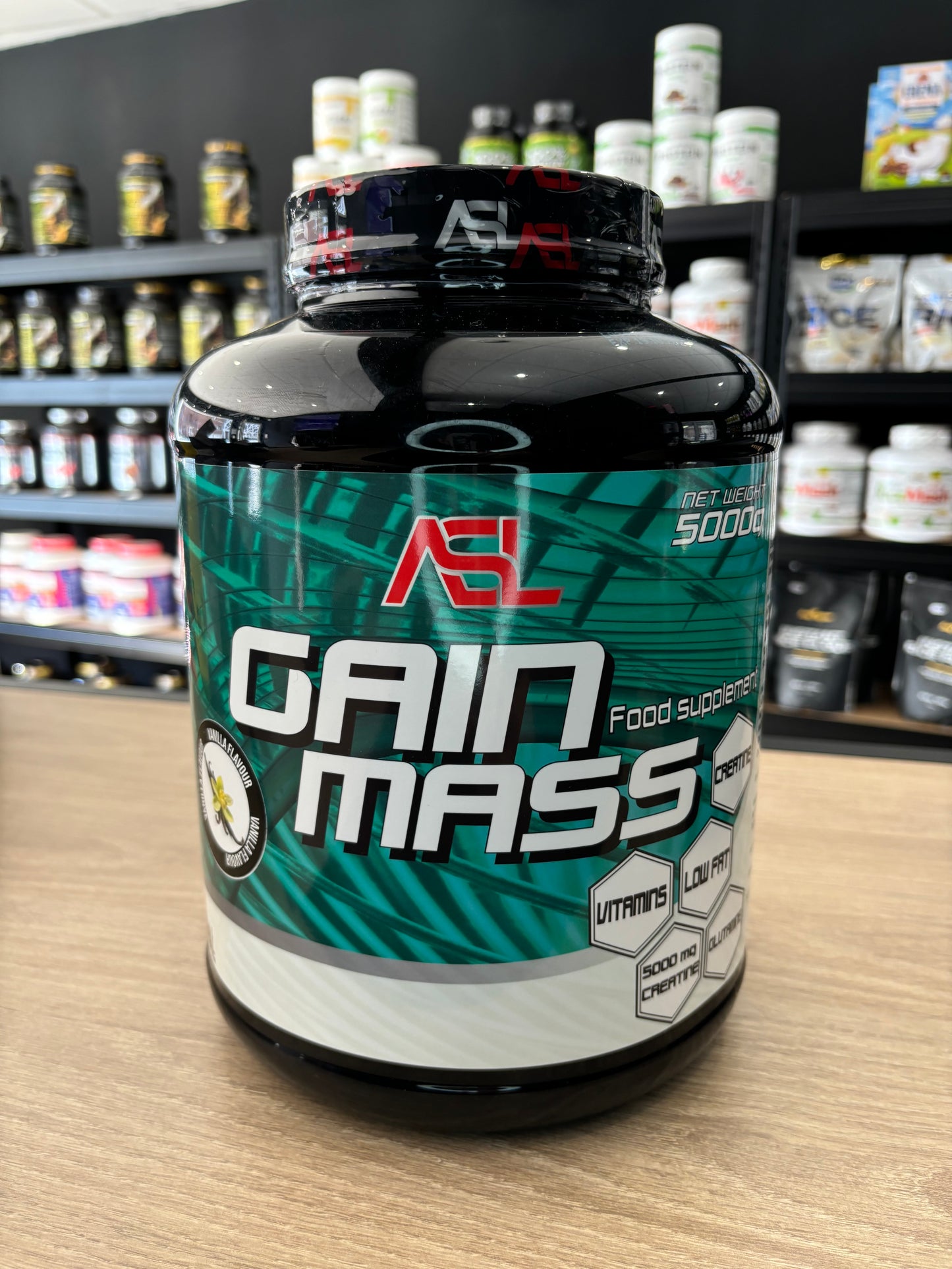 Gain mass Asl