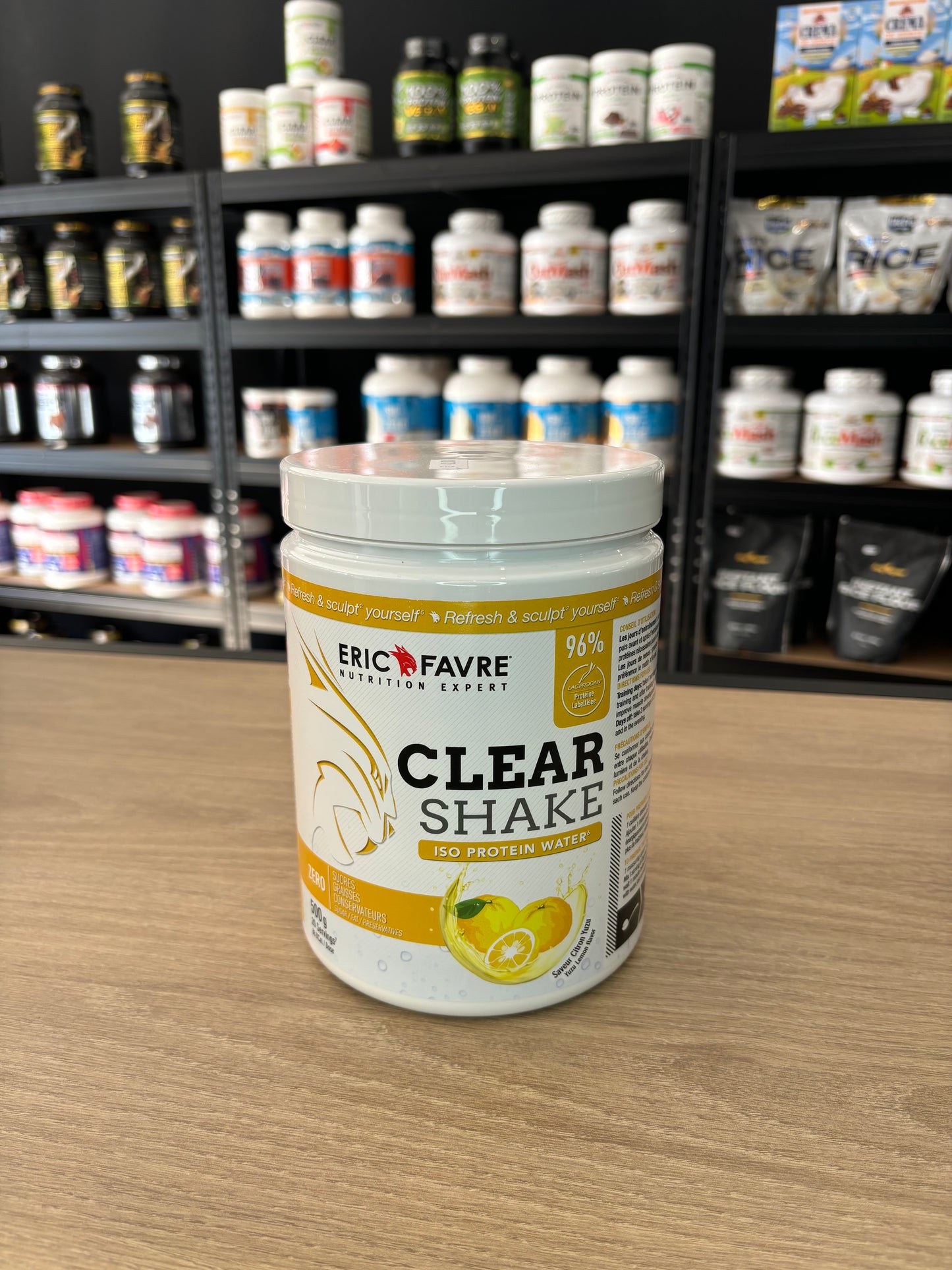 Clear shake Favre