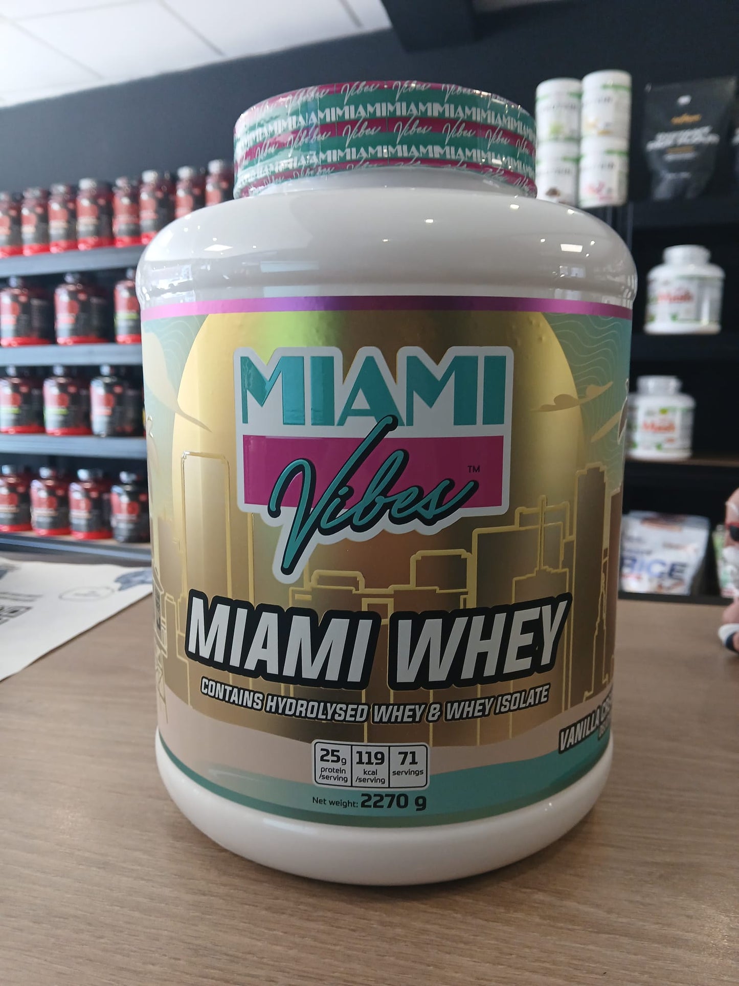 Whey concentrée Miami Vibes