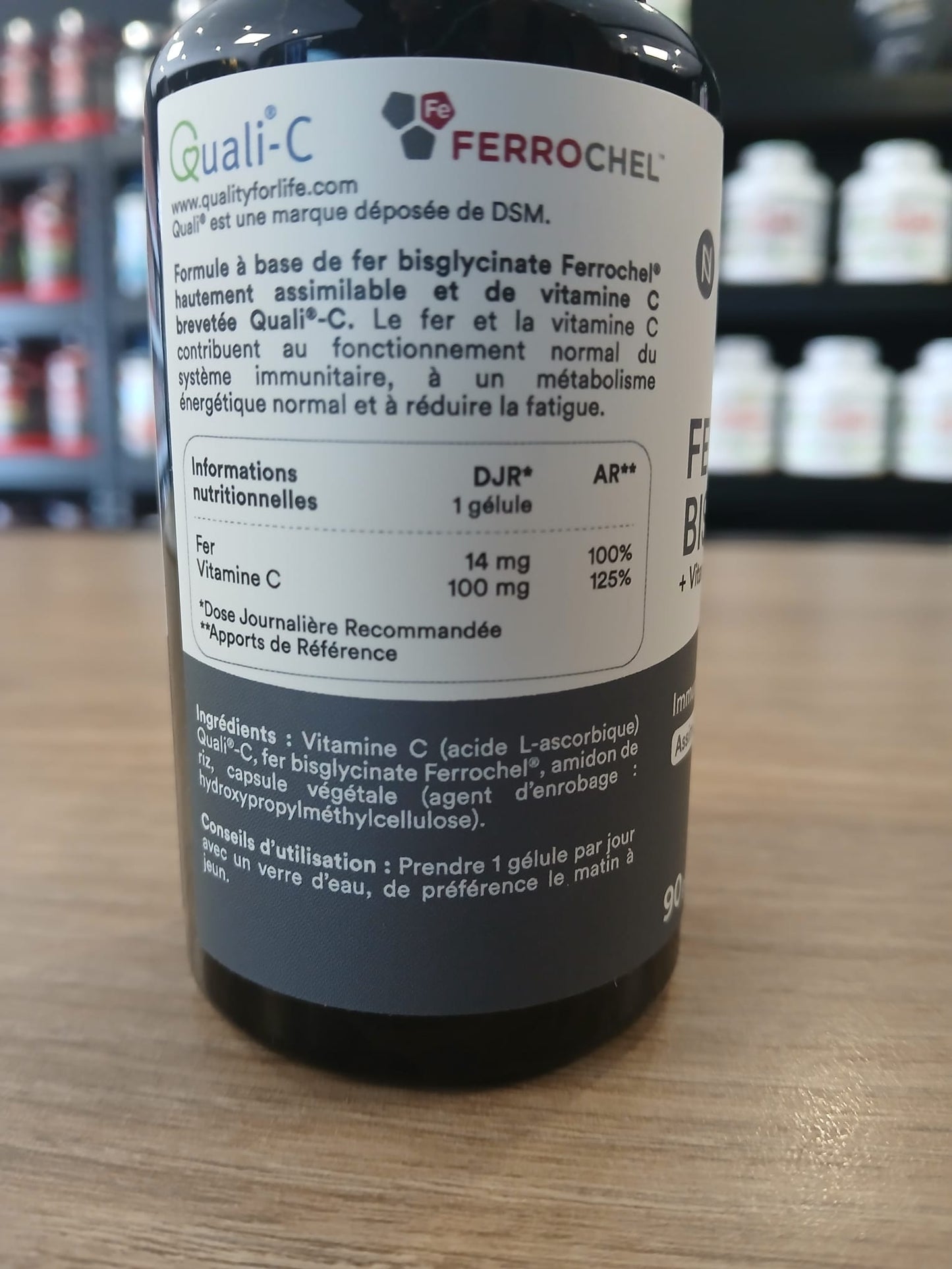 Fer bisglycinate (+ Vitamine C) Novoma