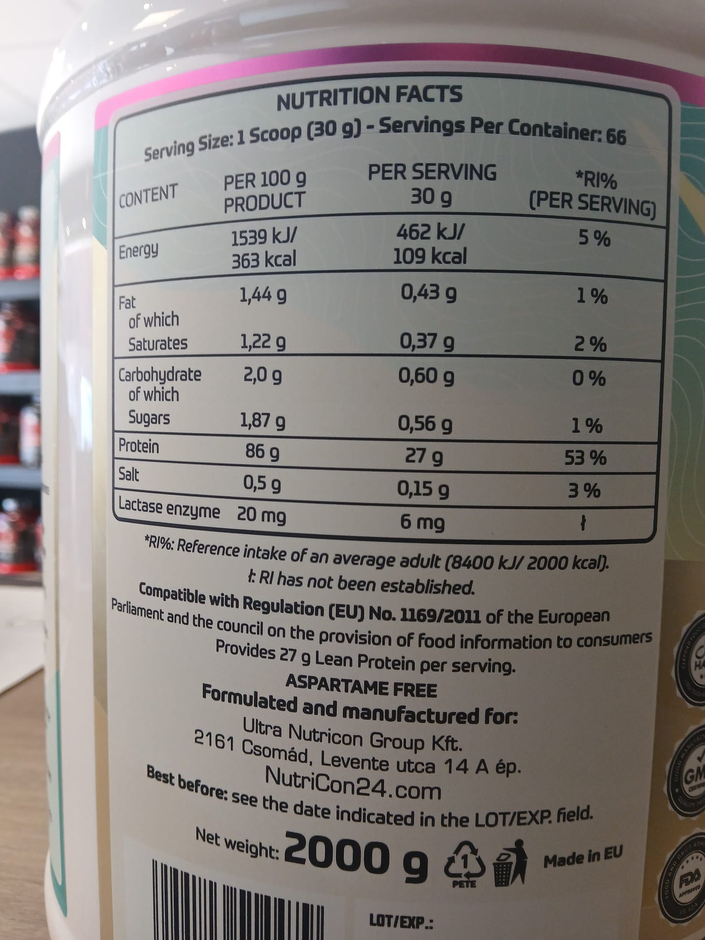 Whey ISO Miami Vibes